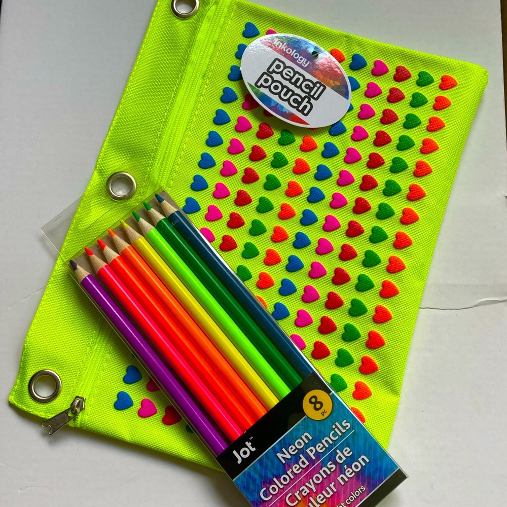 NWT Neon Creative  Bundle 8 Colored Pencils…